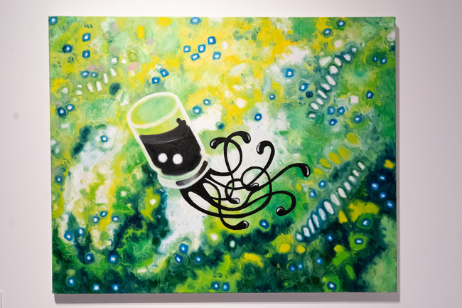 大岩オスカール　渋谷ヒカリエ8/CUBE　オイル・オクトパス