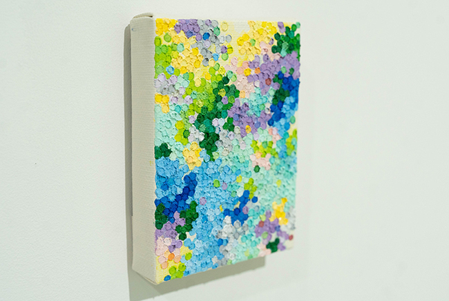 内海聖史展 flapping painting 小作品