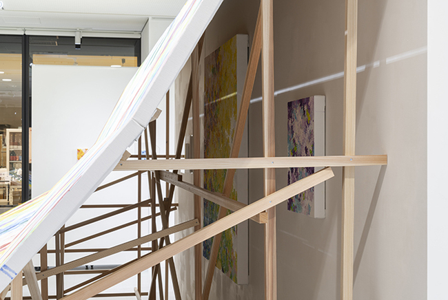 内海聖史展 flapping painting 特大作品