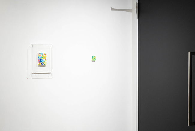 内海聖史展 flapping painting 点描作品